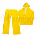 Impermeabile da Lavoro in Poliestere/Pvc Tg. XL Completo colore Giallo Maurer