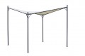 GAZEBO VELA OVARJ ACCIAIO 3x3x2,75 BEIGE