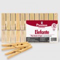 MOLLETTE BUCATO LEGNO 10cm 12 Pz