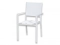 SEDIA ALLUMINIO BIANCA C/BRACCIOLI BIACCHI 0663633