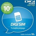 SCHEDA SIM DIGI MOBIL 10 EURO TRAFF.