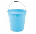  SECCHIO PLASTICA POLITENE LT 6-9-12-15-19-22 AZZURRO