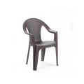 Sedia ISCHIA  IMPILABILE  COLOR MOKA
