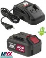 Set Batteria+Caricabatteria MYX  CKT 2040