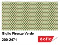  CARTA ADESIV. DC-FIX GIGLIO FIORENTINO VERDE