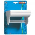 Portarotolo carta igienica da parete in abs eliplast