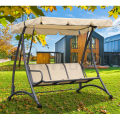 DONDOLO CREVAN 3 POSTI ACCIAIO GRIGIO/BEIGE