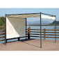 GAZEBO PONTAL ACCIAIO GRIGIO 3x3x2,3h BEIGE