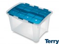  CONTENITORE TERRY HOMEBOX 25 Multiuso, trasparente, capacità 25L.