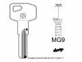 Silca chiave punzonata ottone mg9 (g. vag 2) mg (5 pezzi) - Silca