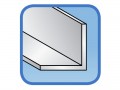  PROFILO IN ALLUM. ANODIZZATO  ANGOLARE A L MM.40X40X1 DA MT 2