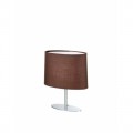  LAMPADA TAVOLO OVALE MARRONE  20530-25  E14  ROSSINI